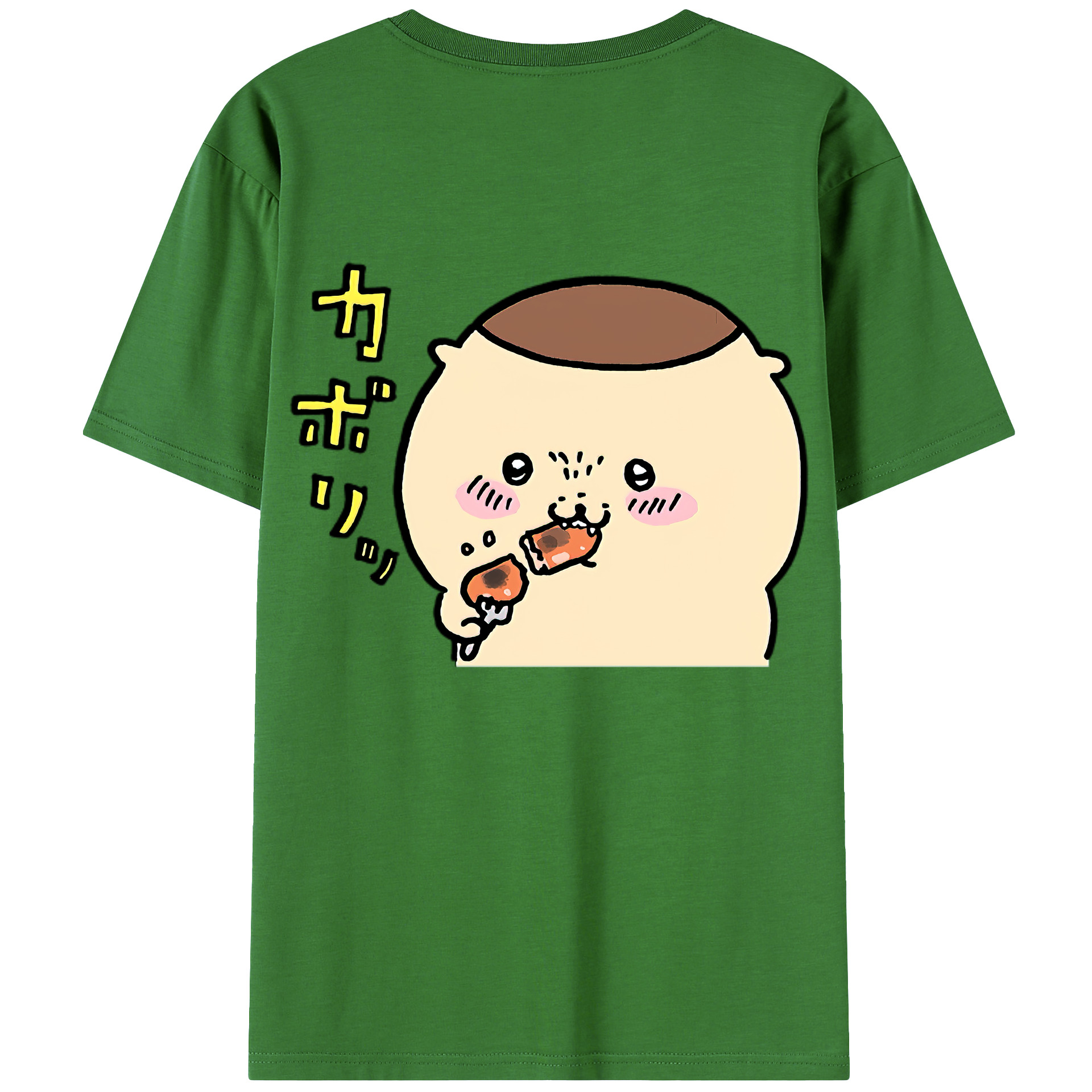（画像用） ちいかわ くりまんじゅう Chii-kawa kuri manjū レディース半袖Tシャツ(バックプリント)